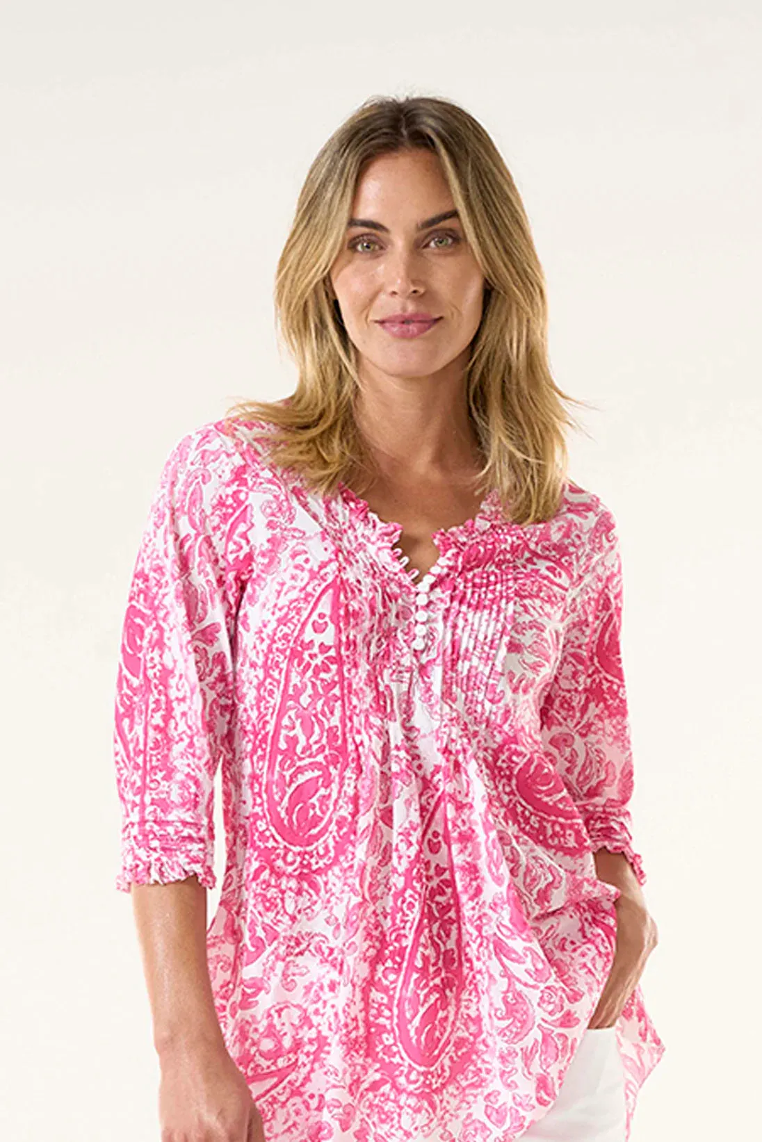 OS Hydra pink poppy top