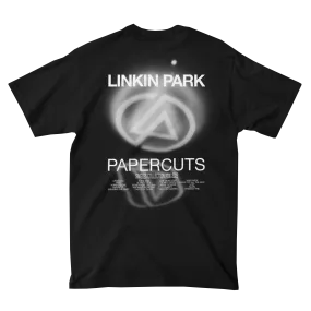 Papercuts Sequence Black Tee