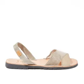 Plain Leather Menorcan Sandal For Women - A Rueda 1989