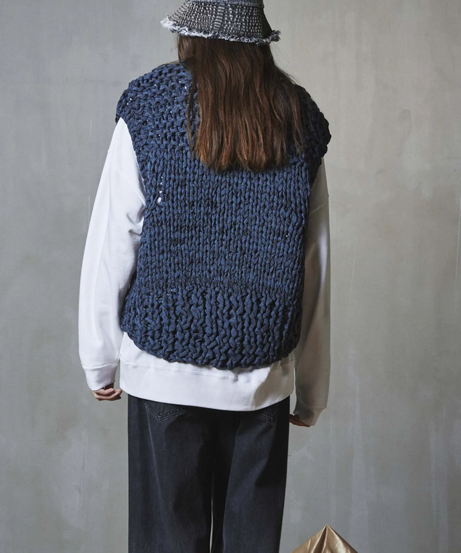 Prime-Over Hand Knit Chain Mail Vest