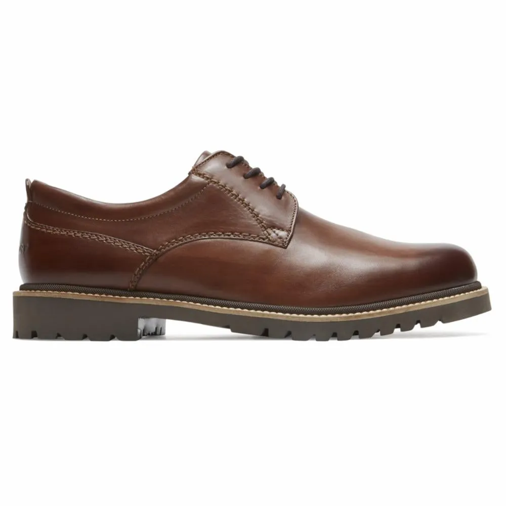 Rockport Men MARSHALL PT OXFORD DARK BROWN/LEATHER