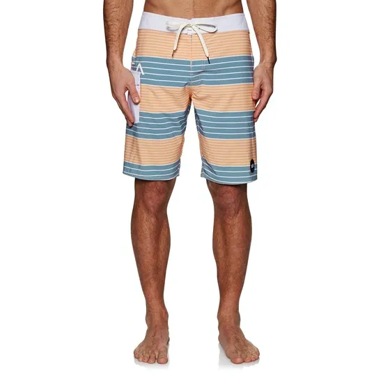 RVCA Uncivil Stripe Trunk Boardshort