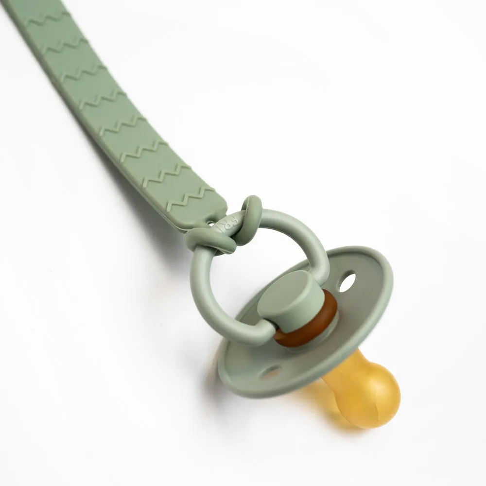 Silicone Pacifier Clip | Coffee