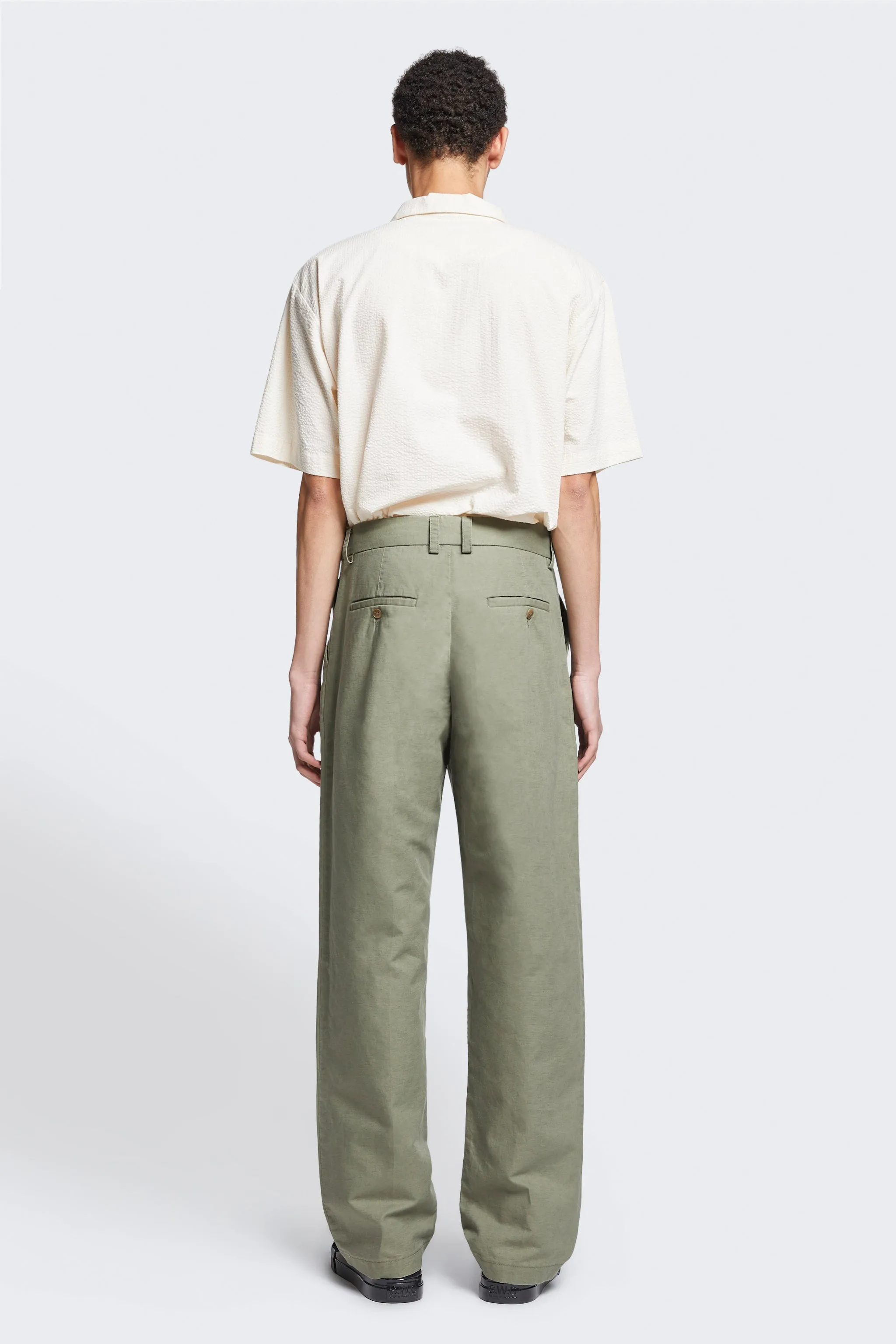 Siren Pleat Pant Olive