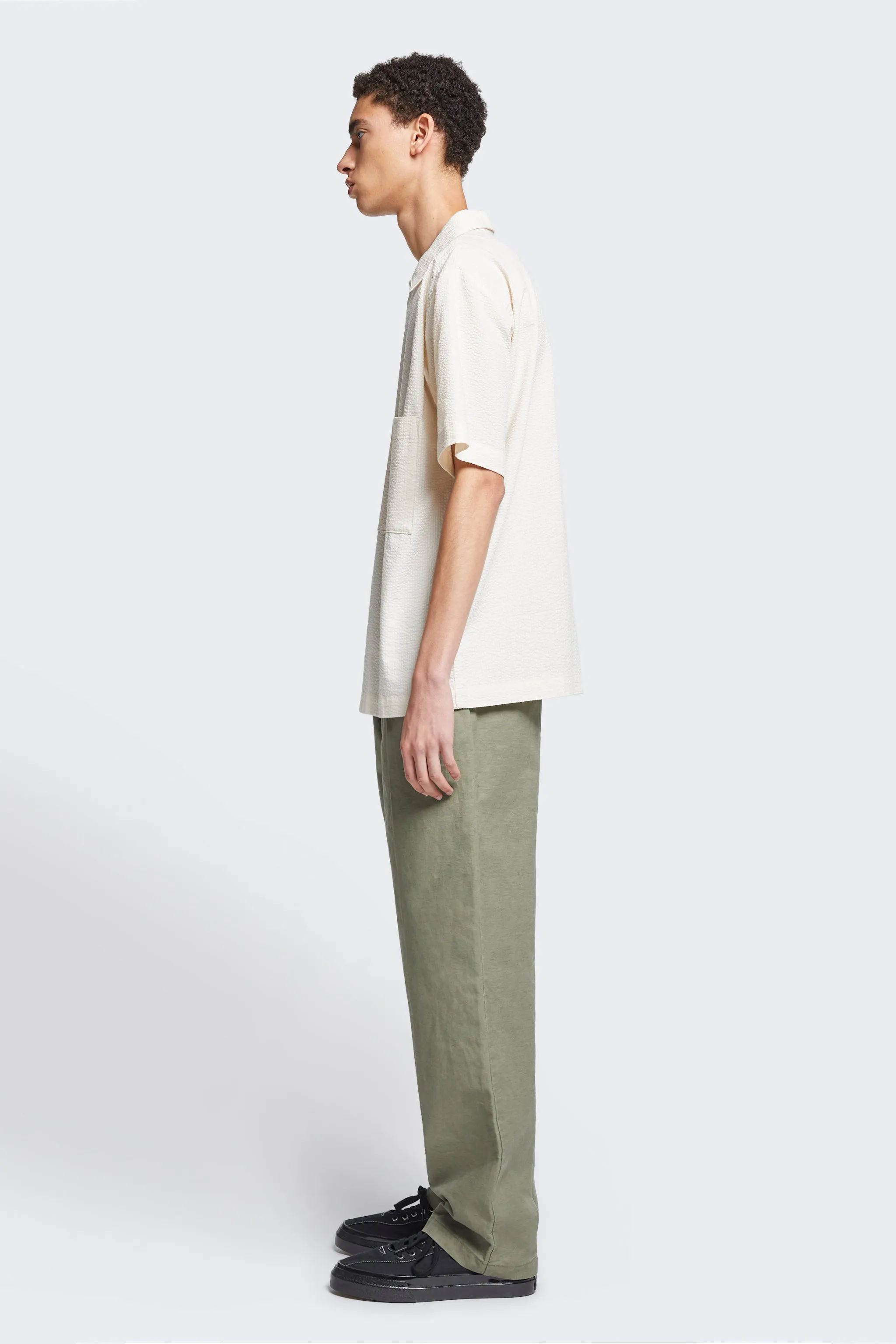 Siren Pleat Pant Olive