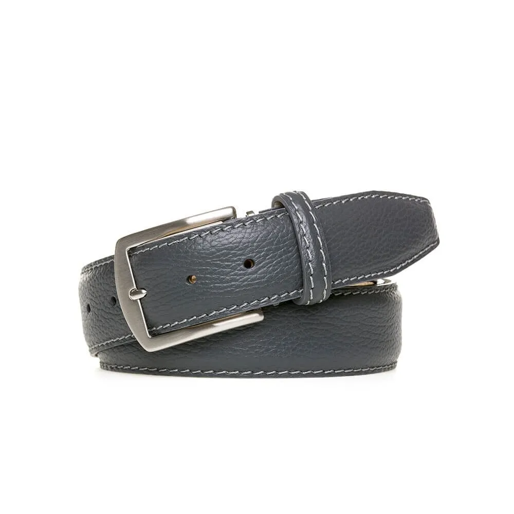 Slate Italian Pebble Grain Belt