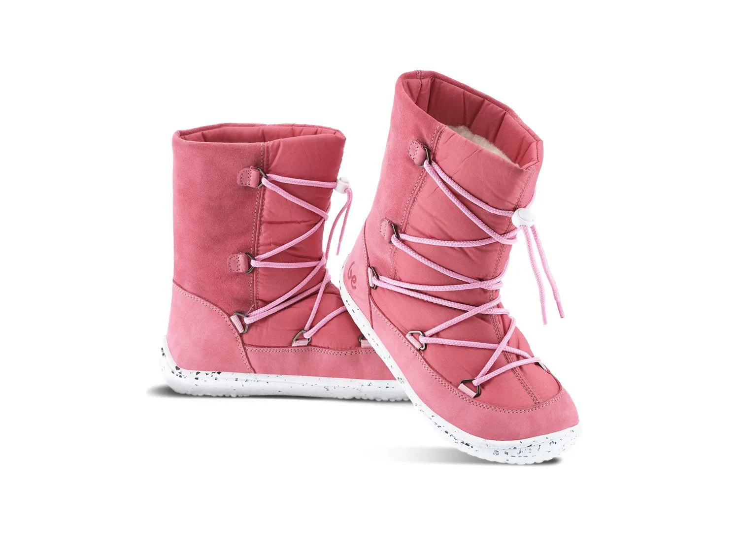 SnowFox Kids 2.0 Rose Pink Barfotaskor, Stl 25-35