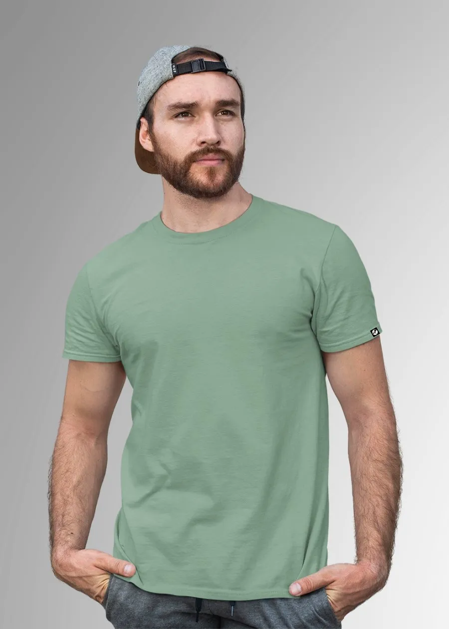 Solid Half Sleeve T-Shirt Men Combo - Pack of 3