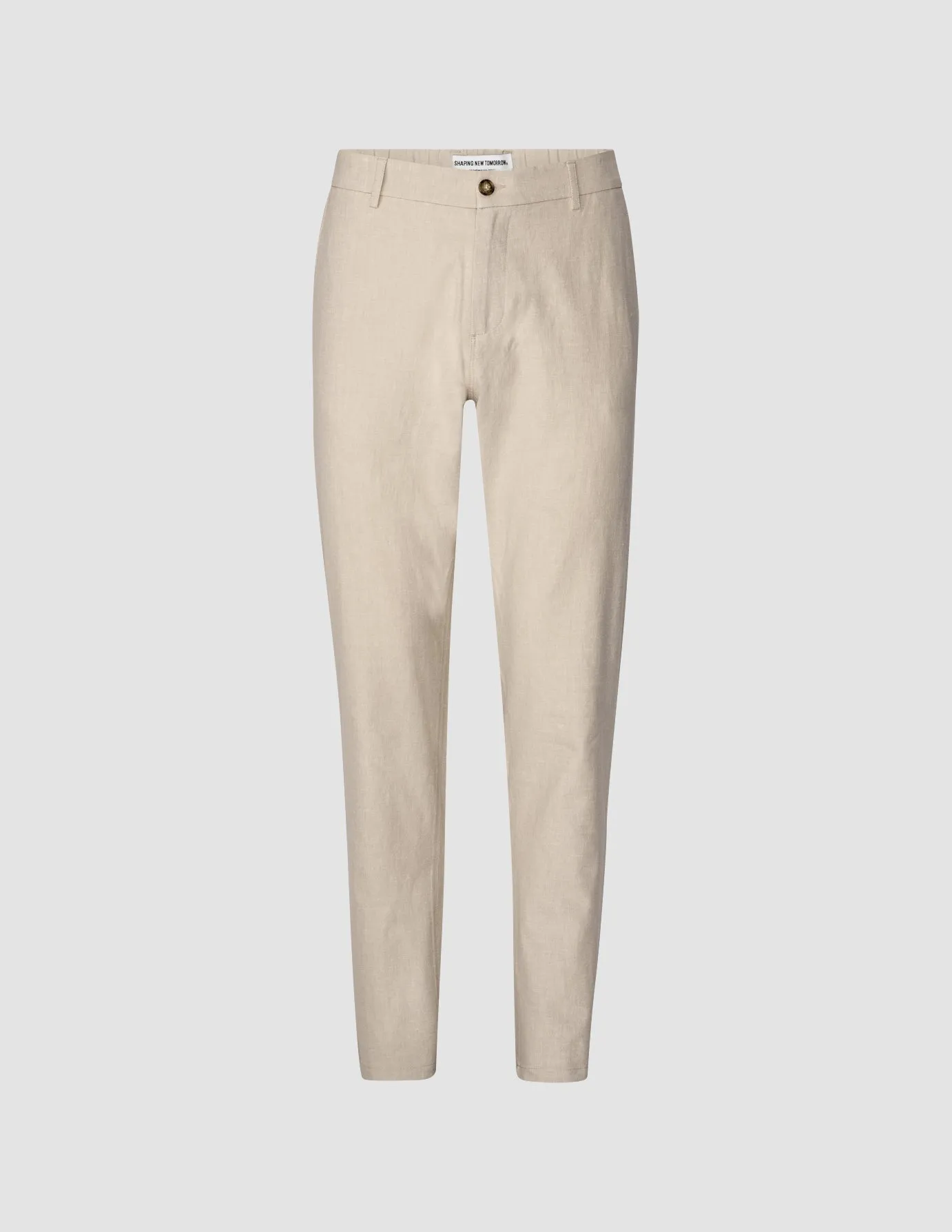 Tech Linen Elastic Pants Sandshell