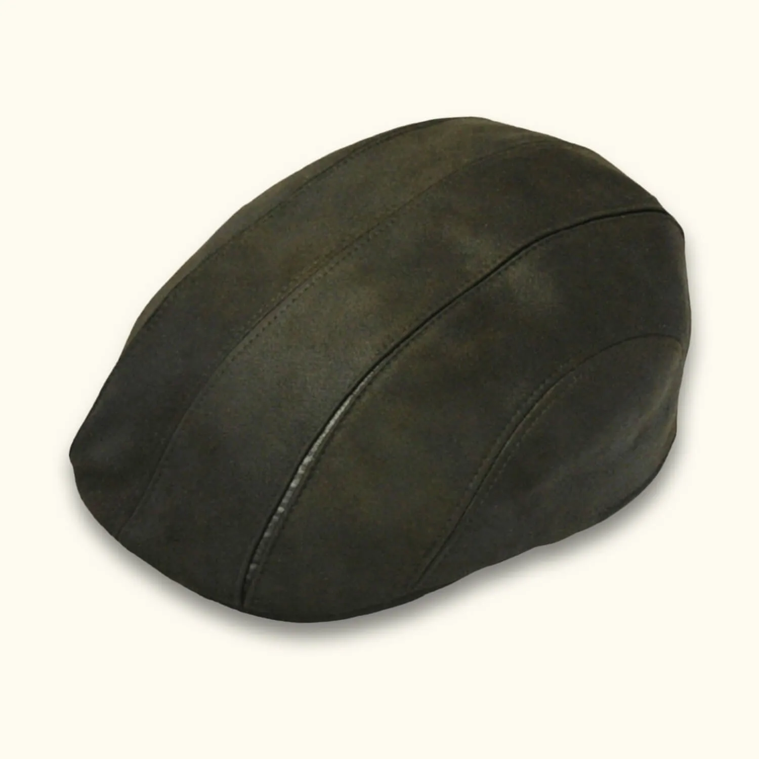 The Newport - Ivy Leather Cap