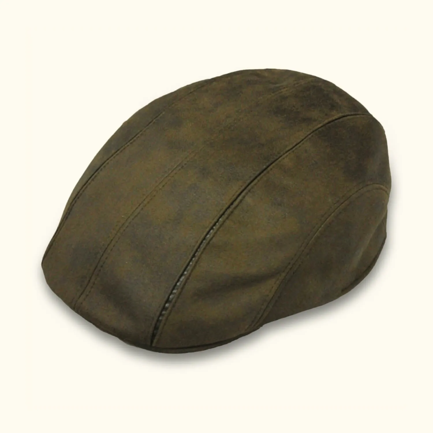 The Newport - Ivy Leather Cap