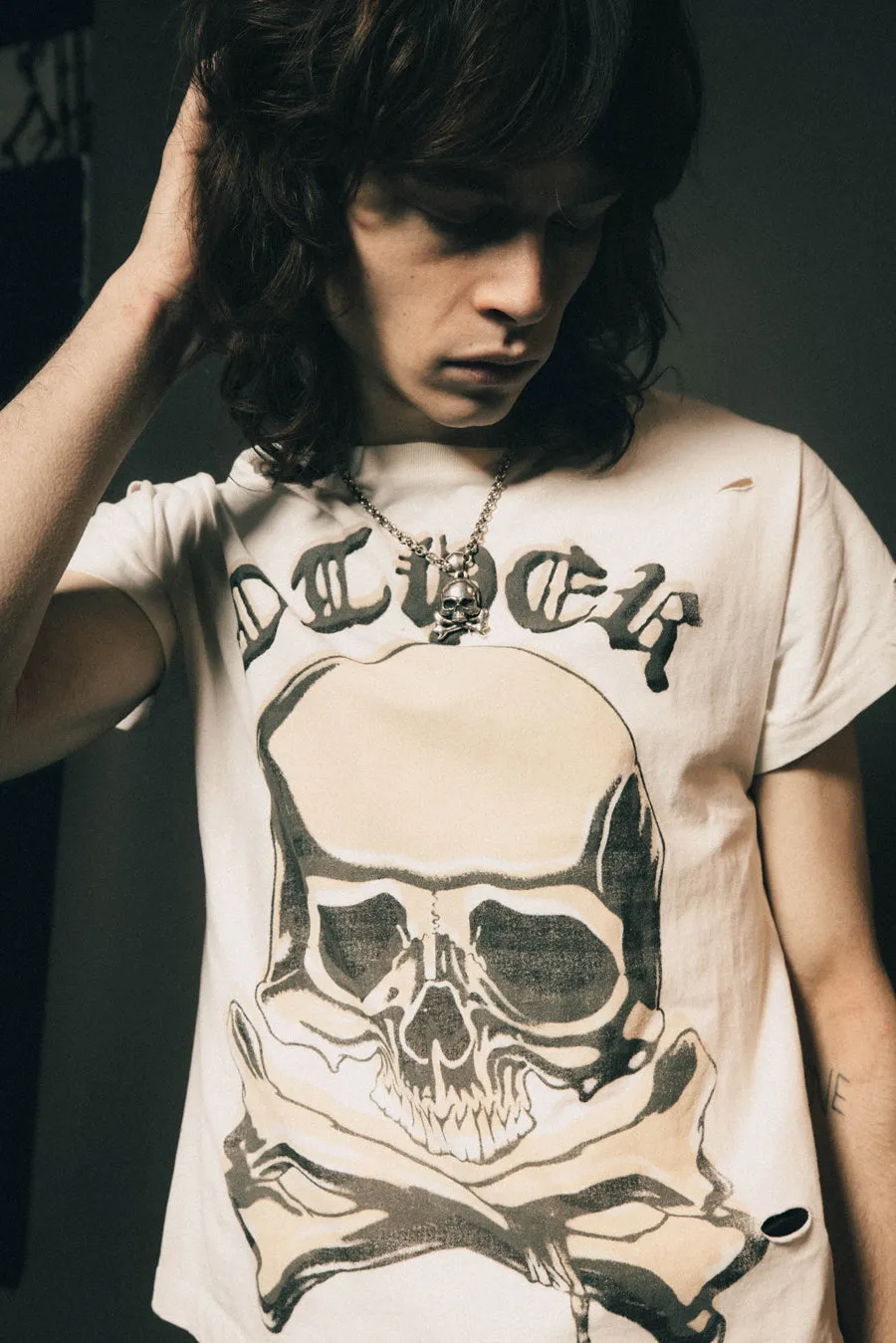 The Skull & Crossbones Vintage Tee | Blonde