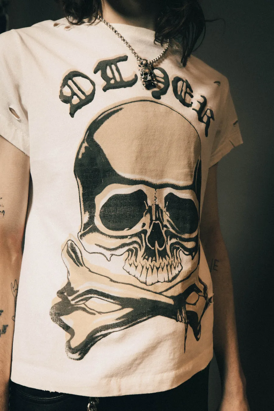 The Skull & Crossbones Vintage Tee | Blonde