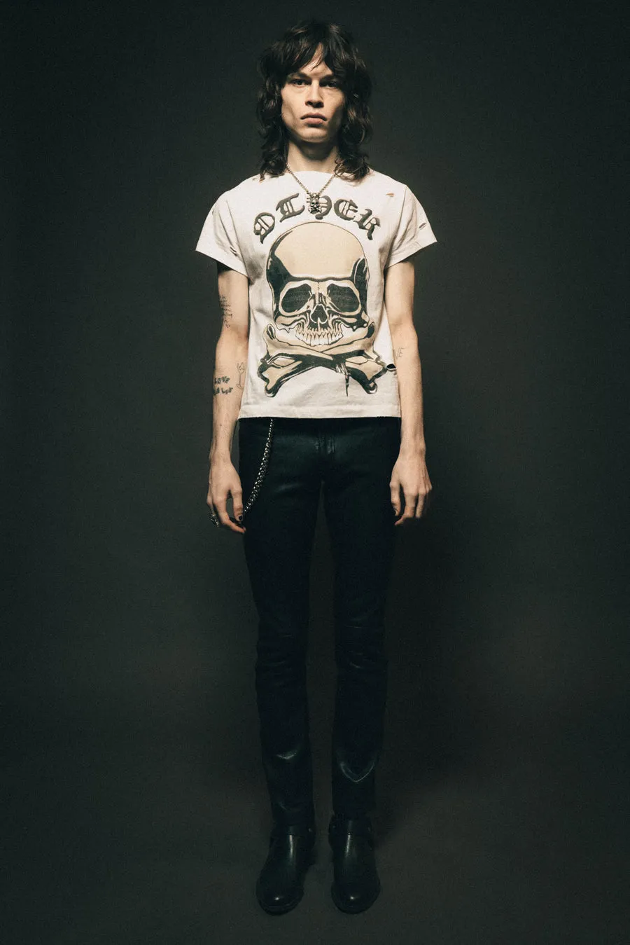 The Skull & Crossbones Vintage Tee | Blonde