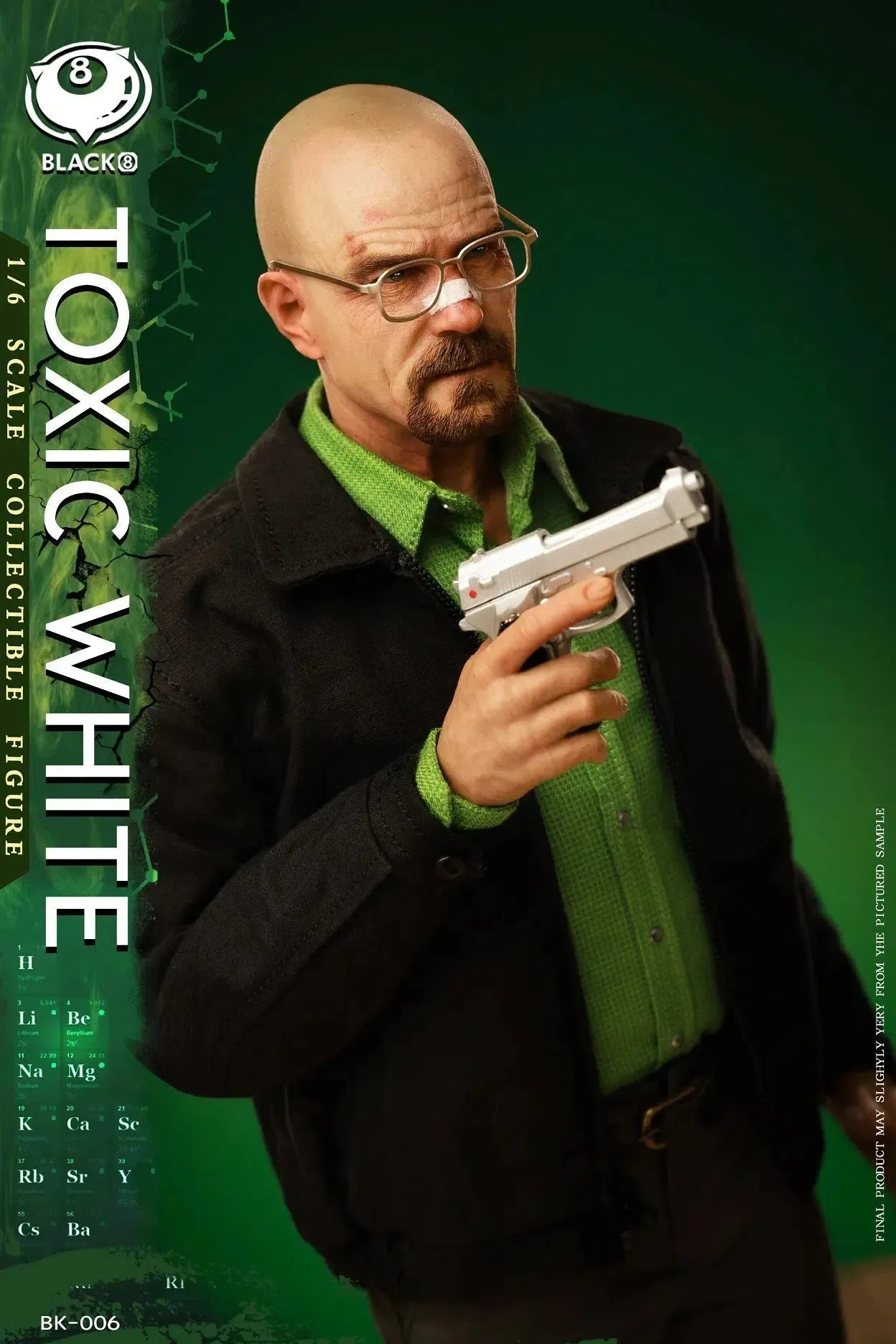 Toxic White: Black 8 Toys: Sixth Scale Figure