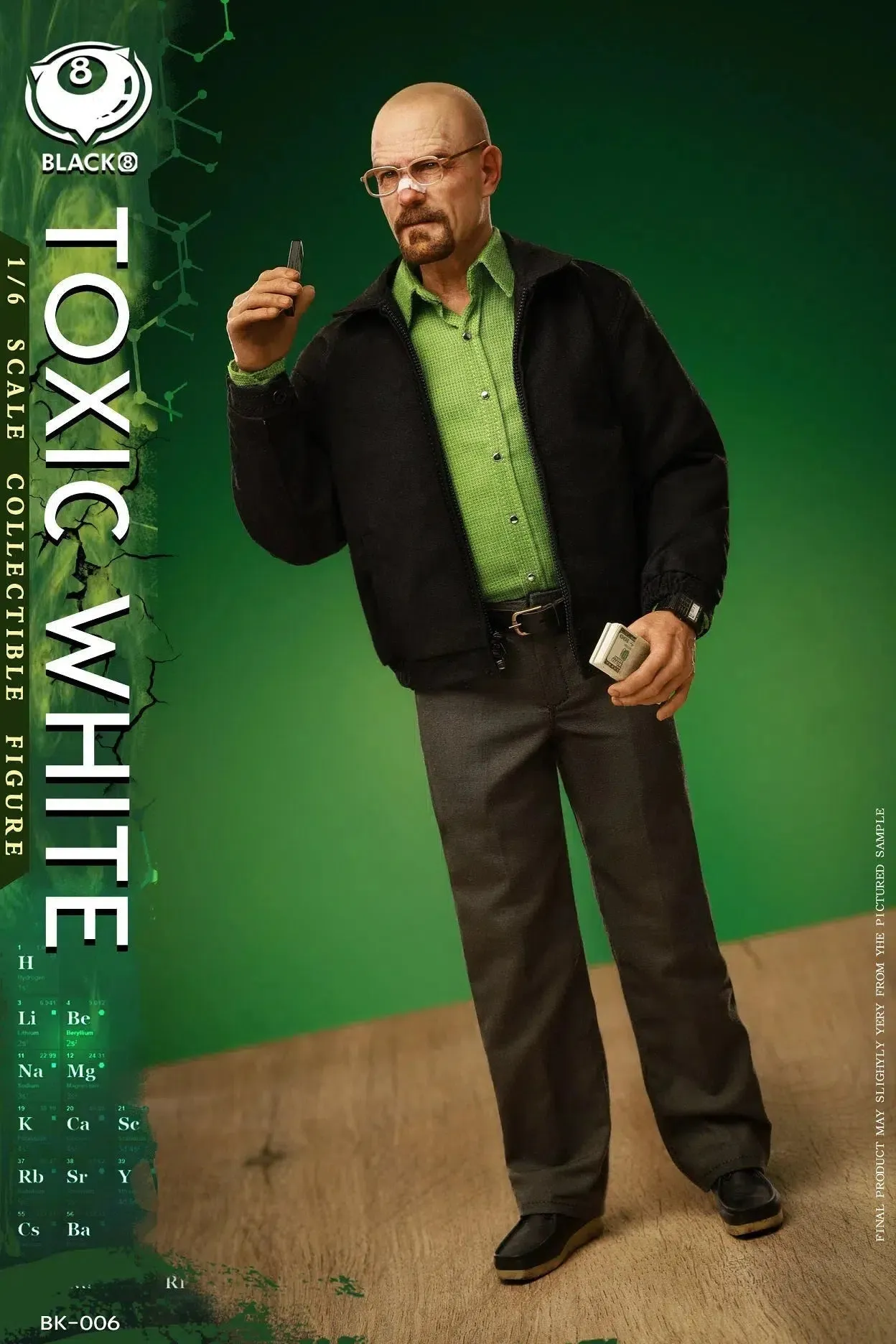 Toxic White: Black 8 Toys: Sixth Scale Figure