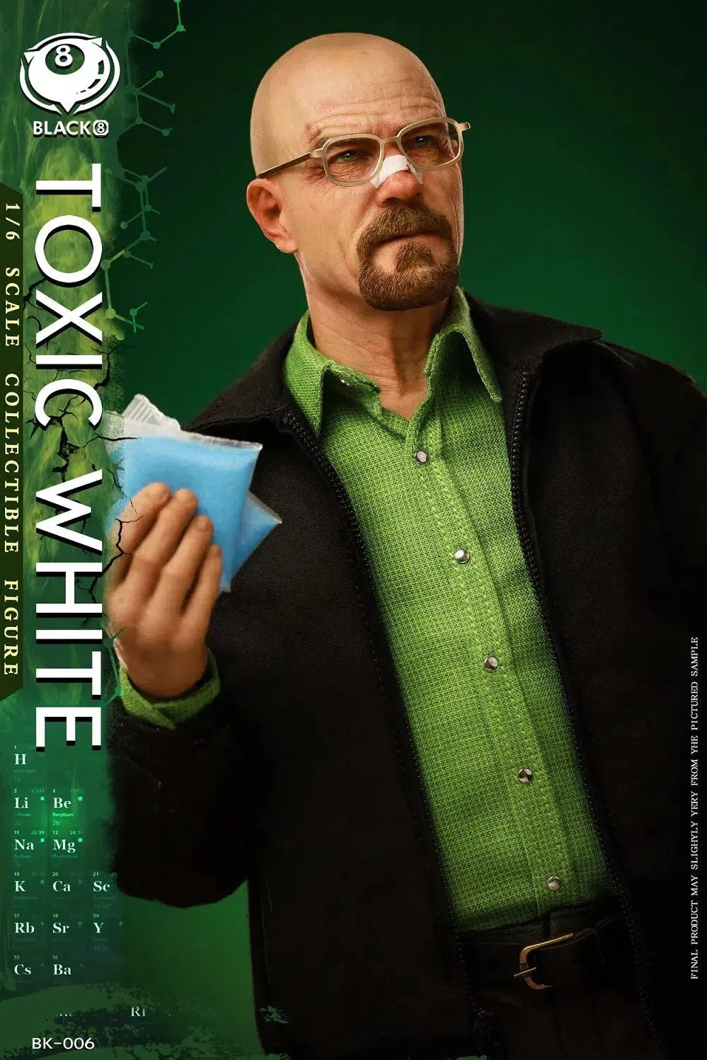 Toxic White: Black 8 Toys: Sixth Scale Figure