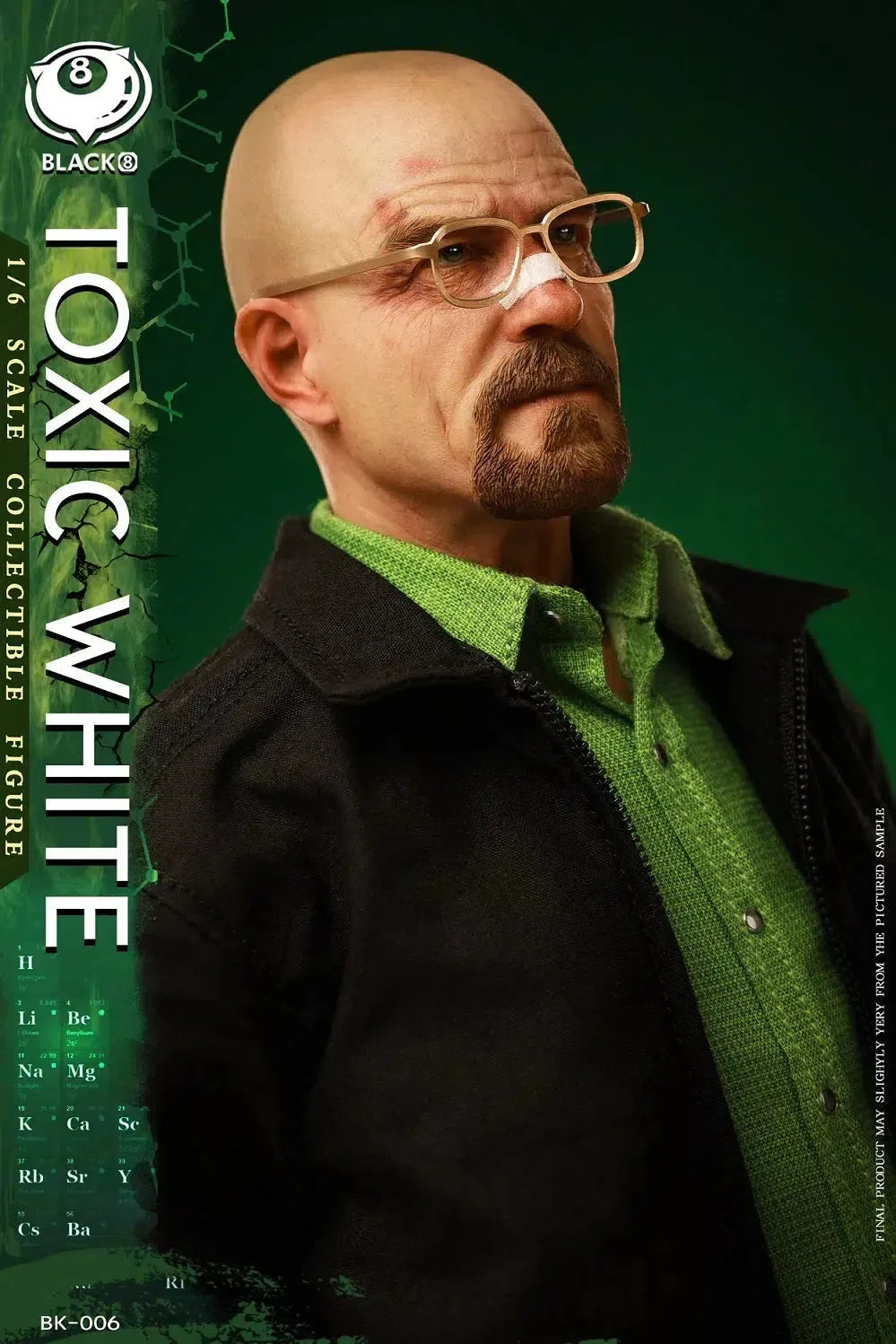 Toxic White: Black 8 Toys: Sixth Scale Figure