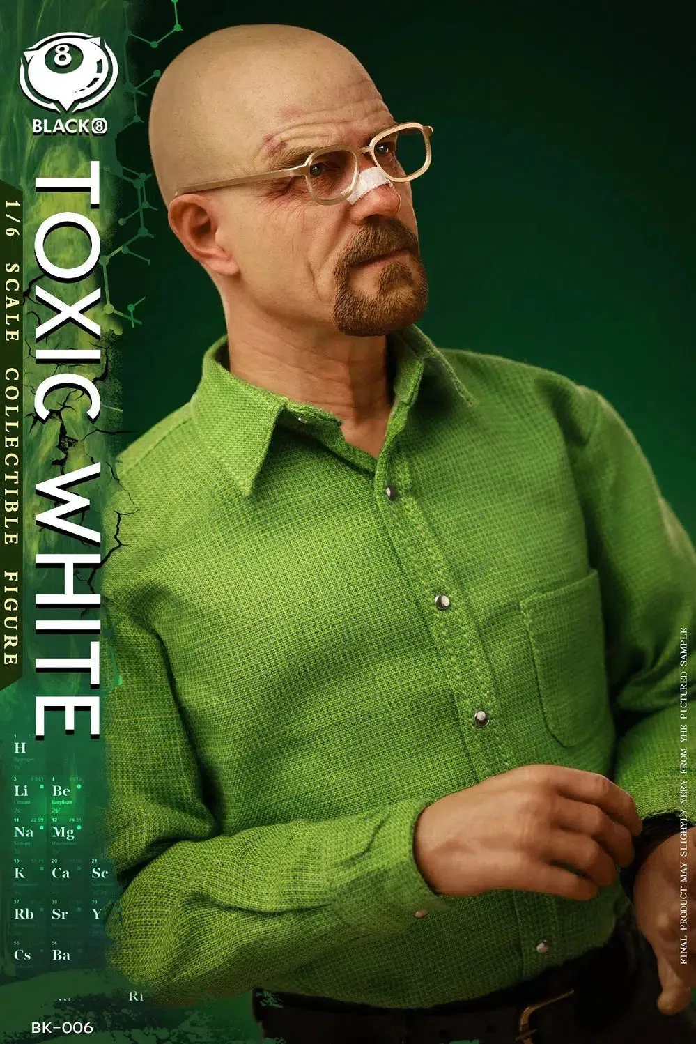 Toxic White: Black 8 Toys: Sixth Scale Figure