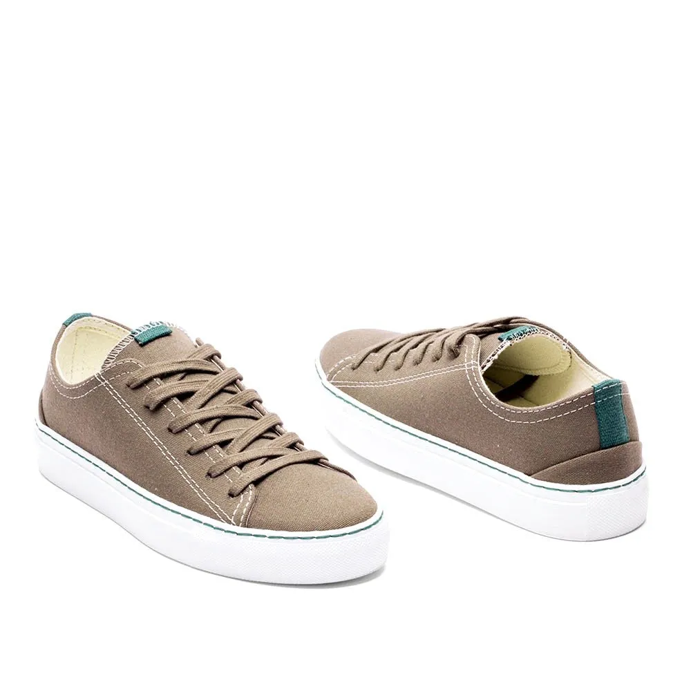 Vegan sneaker khaki COR007