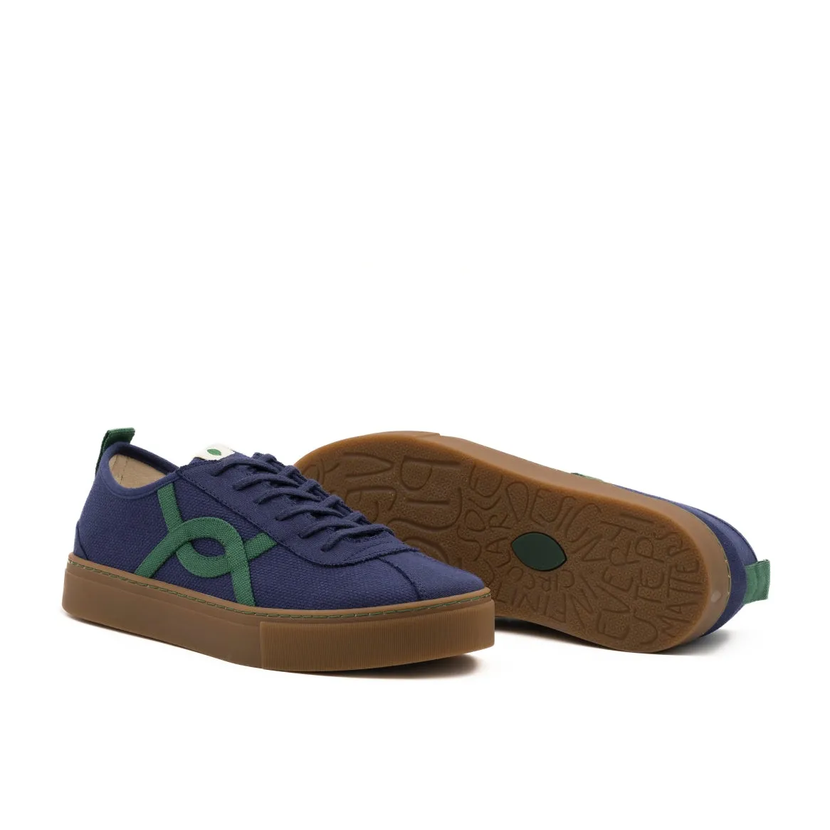 Vegan sneaker marine KAF012