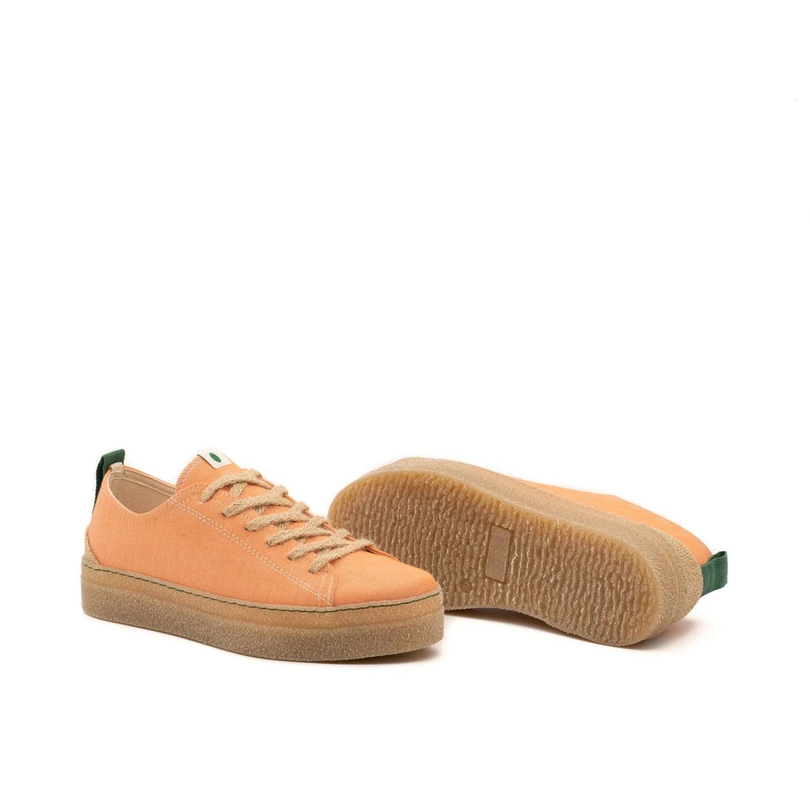 Vegan sneaker Orange INE005