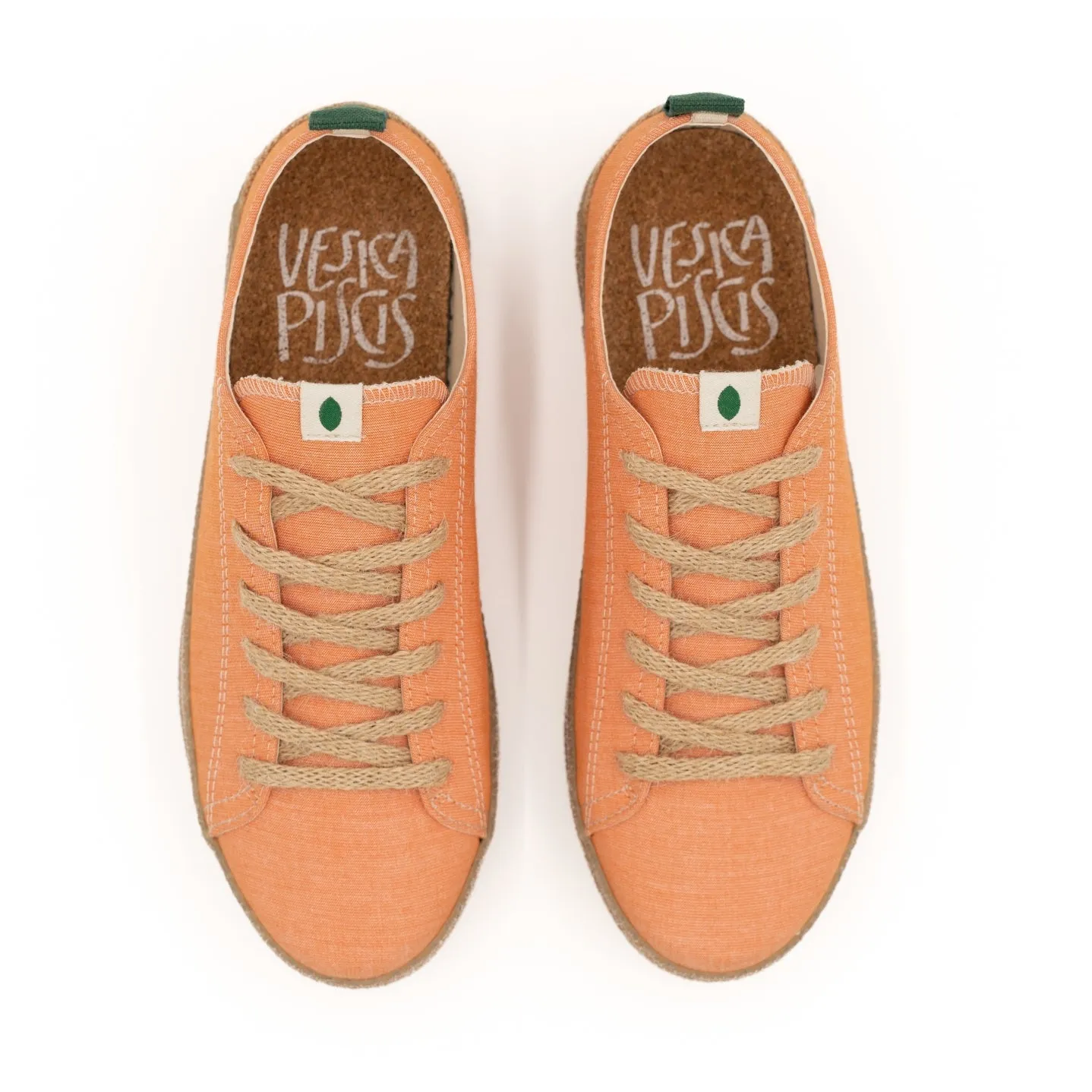 Vegan sneaker Orange INE005