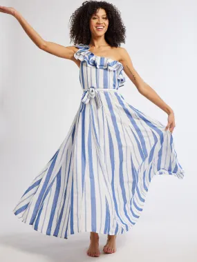 Yvonne Maxi Dress - Nantucket Stripe