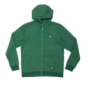 ZIP HOODIE EMERALD GREEN/BLACK